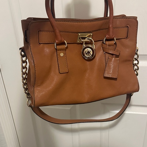 Michael Kors Tan Leather Satchel - Picture 1 of 7